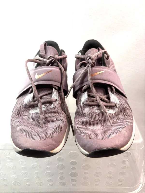 Nike Crew 10 Women's Mauve Cross-Training Sneakers w Rose Gold Swoosh - Image 6