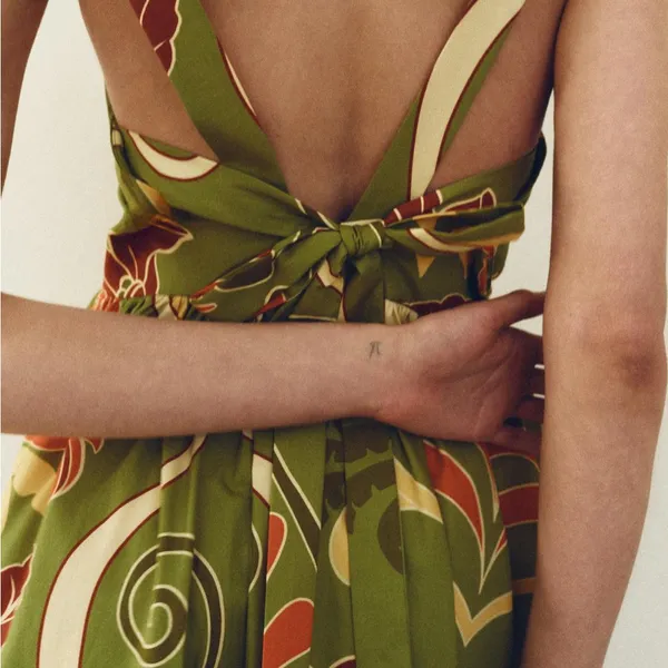 Zara Printed Midi Rio Dress - Image 6