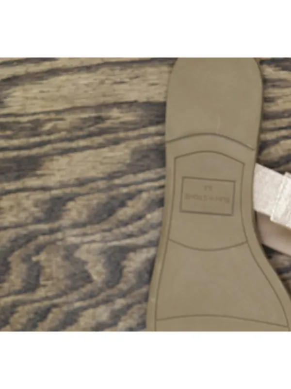 NEW Sun + Stone Two-Strap Easten Slide Sandals 10008571000 Metallic Brown 6.5M - Image 8
