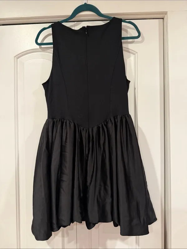 Anthropologie Maeve Black Sleeveless Mini bubble‎ Dress small NWT - Image 5