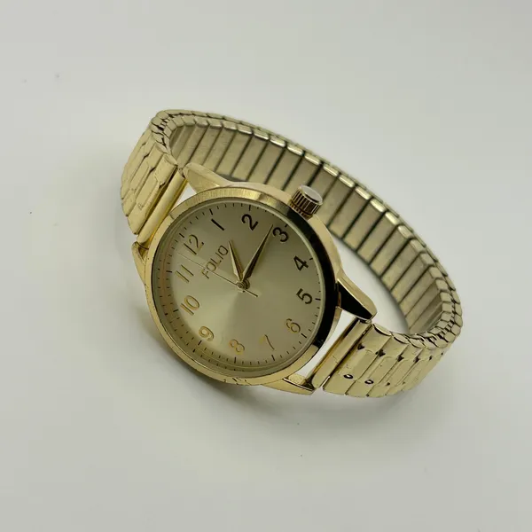Folio Gold Classic Women’s Watch Working New Battery - Image 4