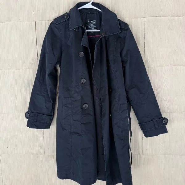 L.L. Bean Double-Breasted Trench Coat - Image 2