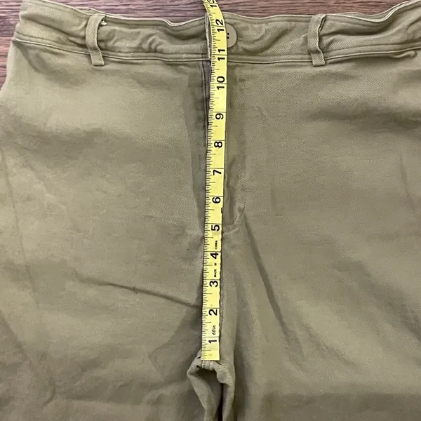 Miss Love Wide Leg High Waist Stretchy Pants Olive Green Size Large - Image 8