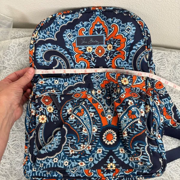 Vera Bradley Lighten Up Journey "Marrakesh" Backpack Paisley Bag Travel Campus - Image 12
