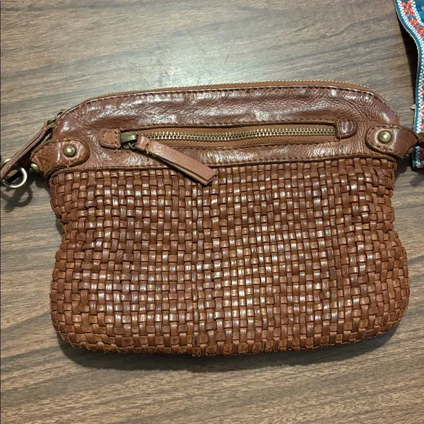 Joy Susan Brown Leather Bag Purse - Image 2
