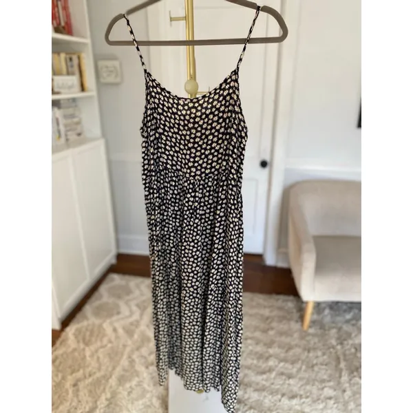 Carly Jean Los Angeles Floral Midi Dress Daisy Print Cottagecore Coquette Boho S - Image 2