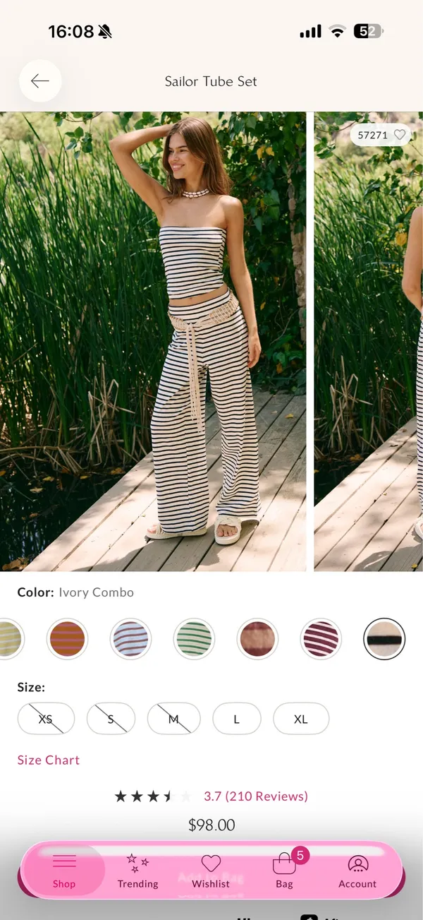 Free people sailor tube set - Image 3