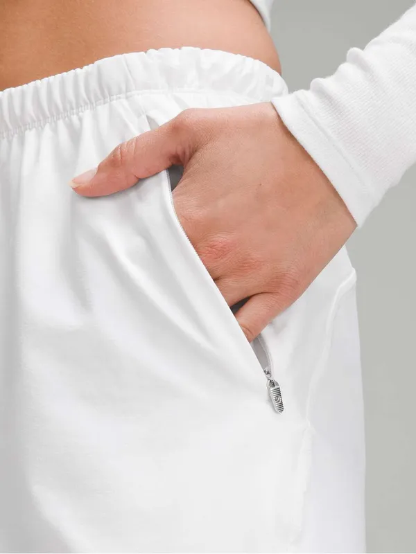Lululemon Lightweight Mid-Rise Barrel-Leg Cropped Pant Color White - Image 3