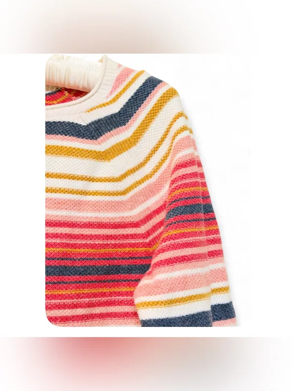 L.L. Bean Women’s Crewneck Longsleeve Multicolored Sweater Size Medium - Image 13