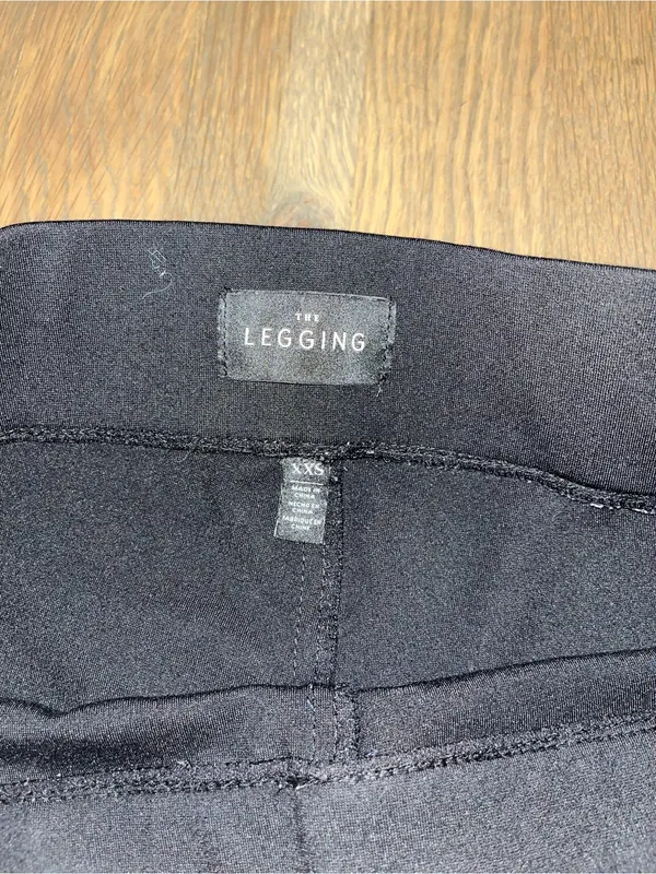 The Legging XXS Black High Rise Knee Patch Stretch Riding Leggings Pants - Image 5
