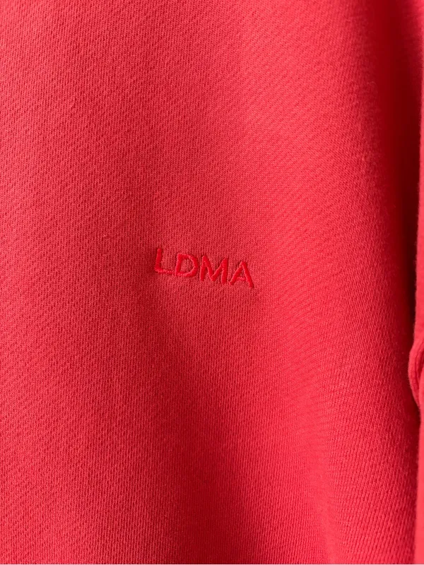 LDMA All Day Crew & All Day Straight Leg Sweats Poppy Size Medium Loungewear - Image 5