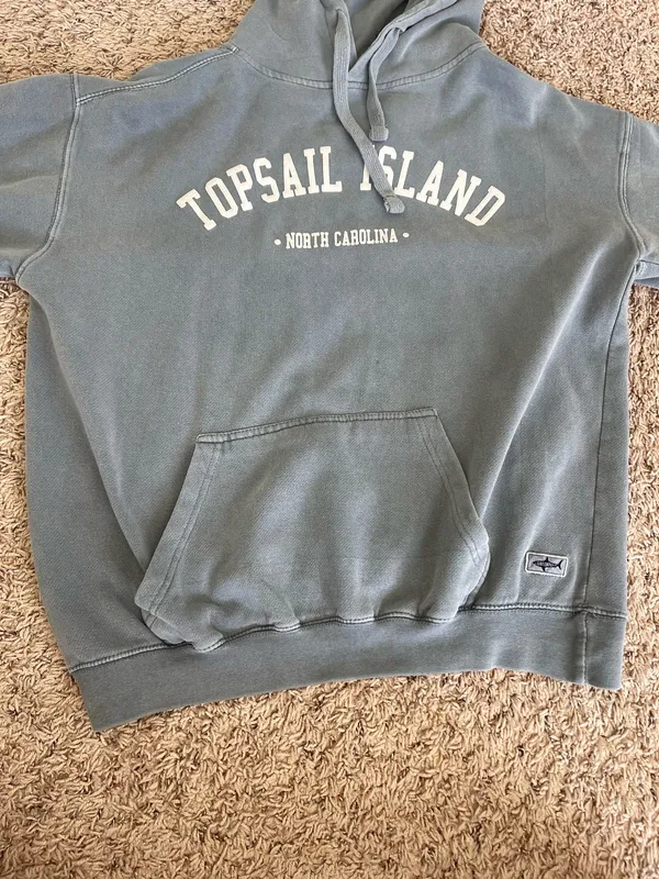 Graphic Hoodie Blue Size M - Image 3