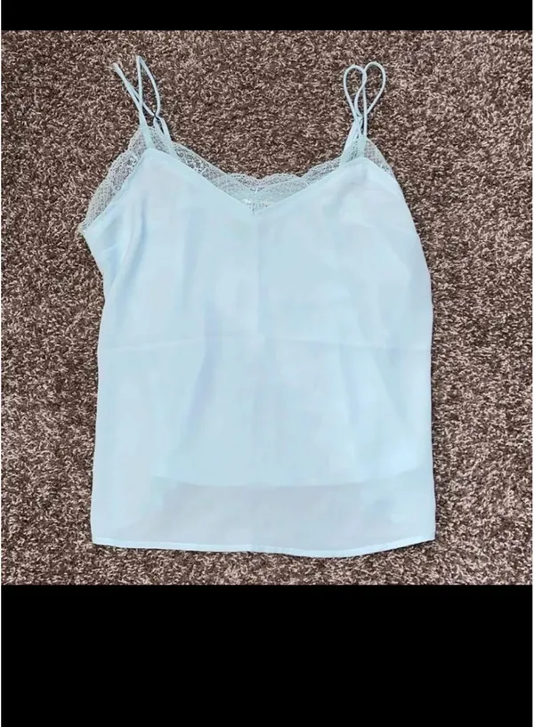 Abercrombie Blue lace tank top - Image 2
