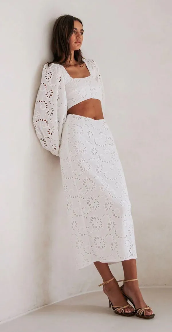 Sabo Skirt Set Skirt Crop Top & Skirt - Image 2