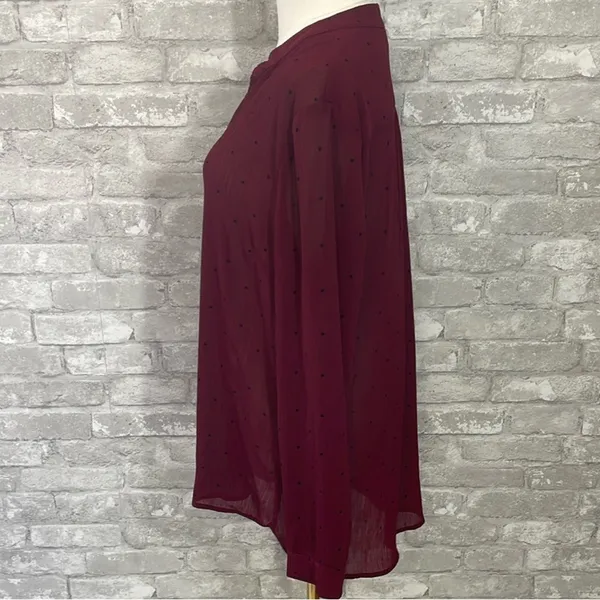 41 Hawthorne Women's Burgundy Button - Image 2