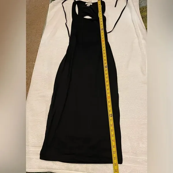 White cut out back summer dress in White sizes: SML - Image 4