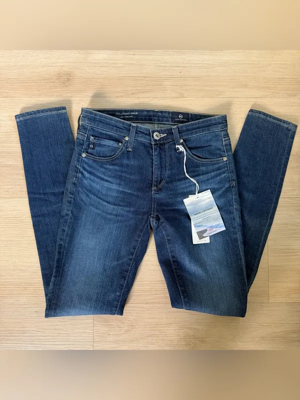 AG Adriano Goldschmied The Legging Ankle Super Skinny Jeans Size 24R - Image 7
