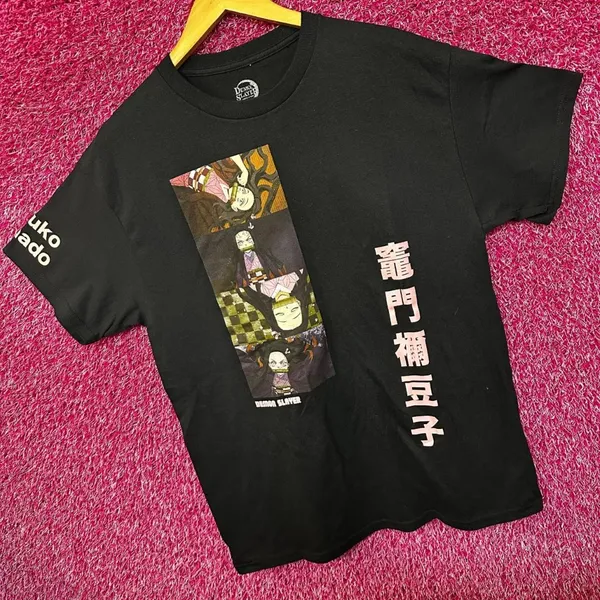 Demon Slayer Nezuko Kamado Demon Form Anime Stills Tee L - Image 3