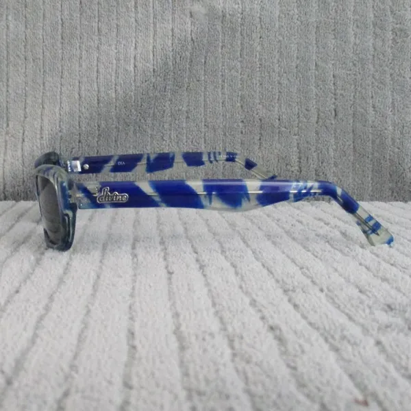 New Divine Eyewear Dia Blue Tort/Smoke Sunglasses Women's NWT - Image 3