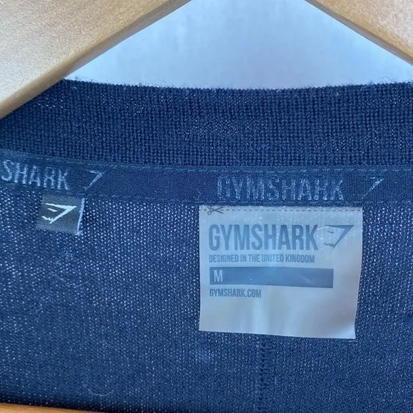 Gymshark Women's Black Knit Oversized Open Front Sweater M - Image 5