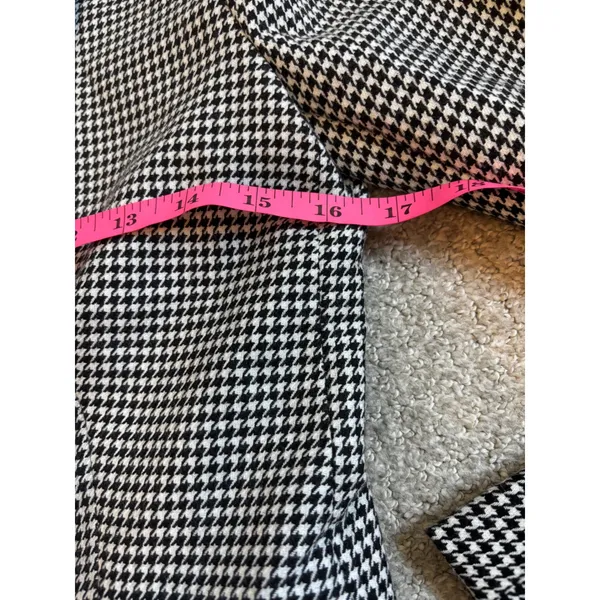 NWT‎ Catherine Malandrino Blazer Size 2 Black White Houndstooth Professional - Image 8