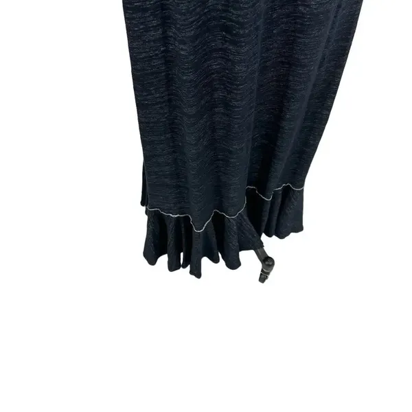 Free People Havana Tee Maxi‎ Dress Charcoal Gray Black Size XS - Image 9