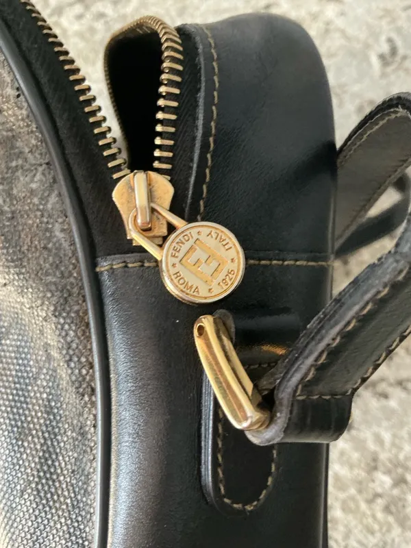  Authentic FENDI Striped Crossbody Bag 🌟 - Image 9