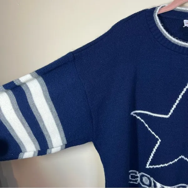Vintage Barrel II Dallas‎ Cowboys Football Sweater XL - Image 6