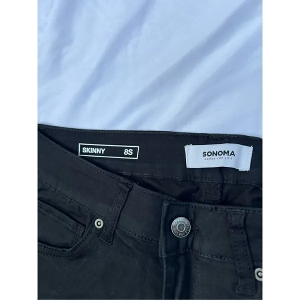 Sonoma Black Woman’s Skinny Pants Size 8S - Image 4