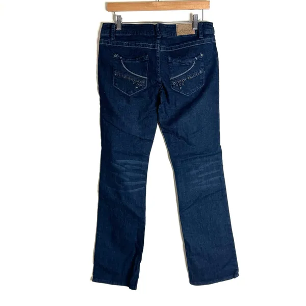 Rue 21 premier denim ladies dark bootcut jeans size 3 Y2K‎ rodeo , western - Image 7