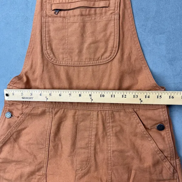Patagonia Stand Up Shortalls S Umber Brown Organic Cotton Canvas Overalls - Image 3