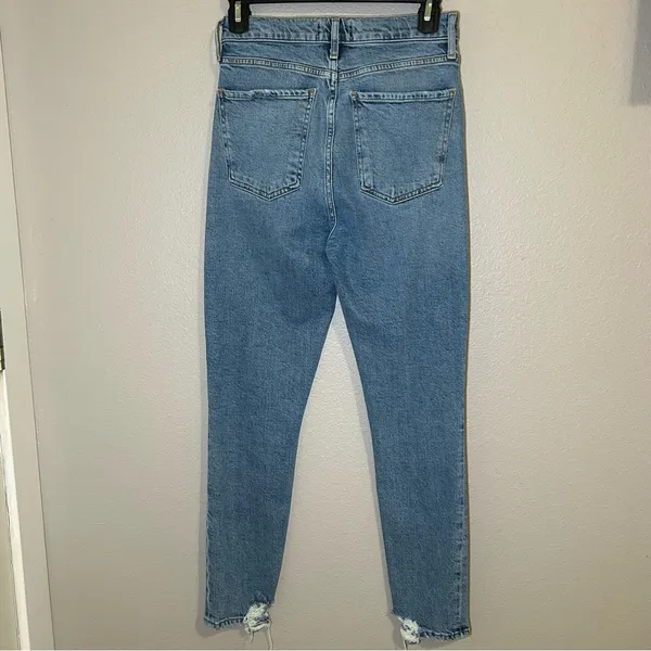 AGOLDE Nico High Rise Button Fly Slim Fit Denim Jeans Women’s Size 25 - Image 6