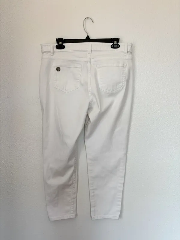 MK Michael Kors White Jeans - Image 7