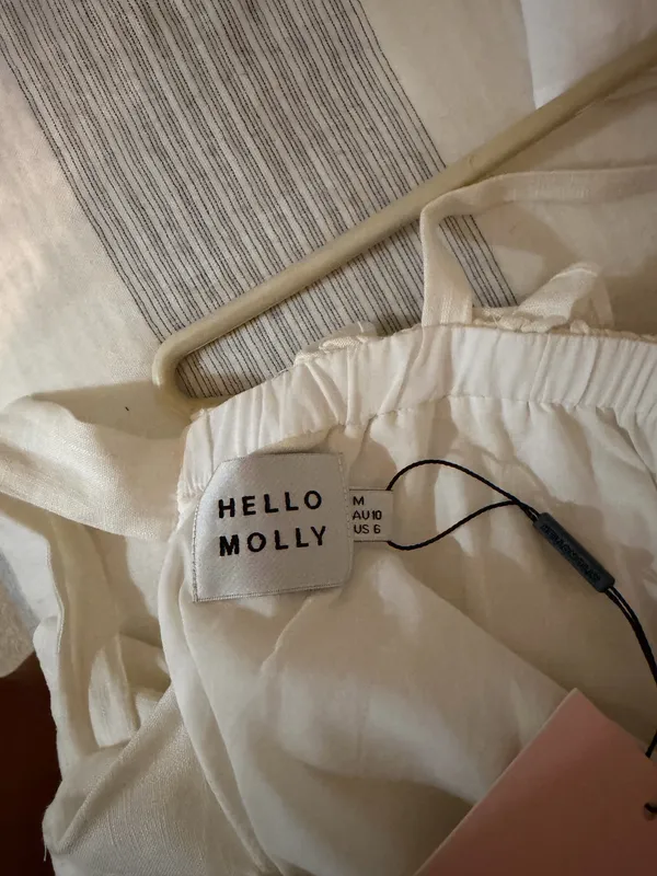Hello Molly White Romper - Image 7
