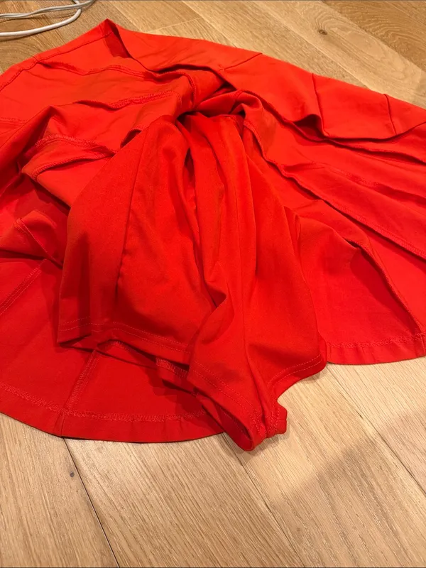 Zara Red Strapless Fit-and-Flare Dress large - Image 5