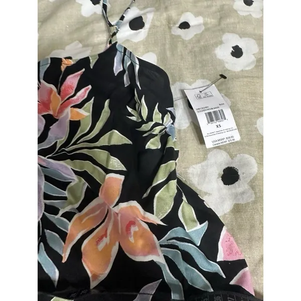 Billabong black floral dress NWT - Image 3