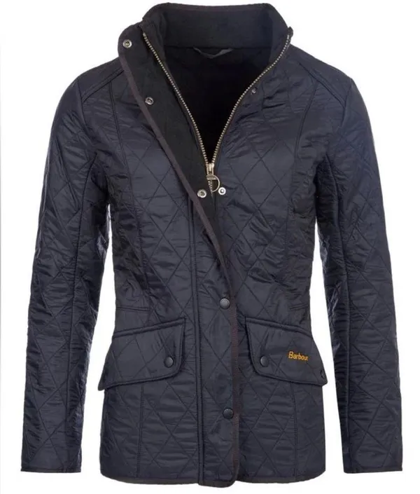 Barbour Cavalry Polarquilt Quilted Jacket in RED - Image 3