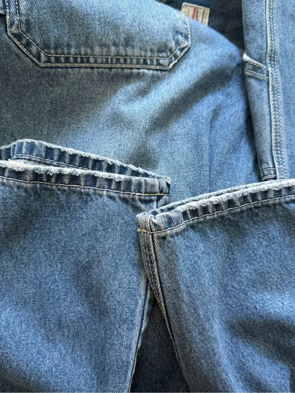 Vintage Y2K Unionbay Carpenter Jeans Womens 5 27W Baggy Skater Utility Denim 90s - Image 9