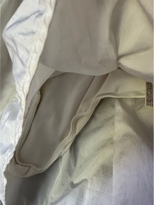Free People White High Waist Smocked Shorts - Image 5