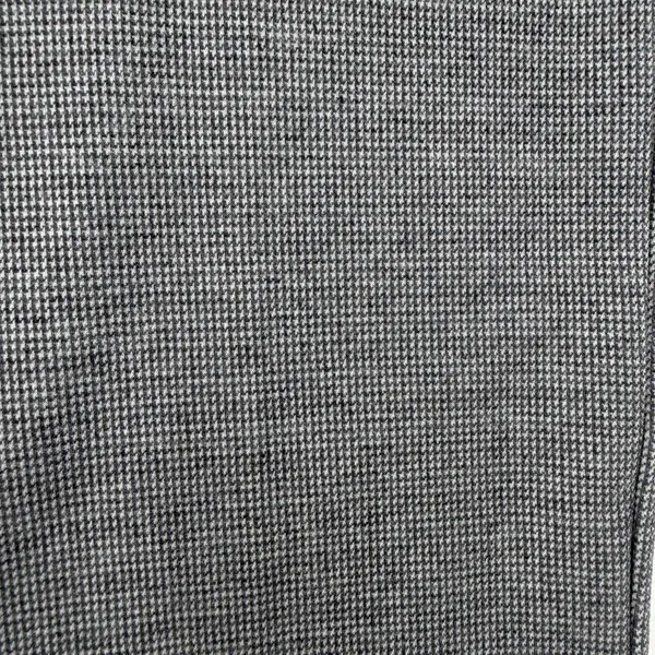 LOFT Gray Houndstooth Ponte Pull-On Straight Leg Dress Pants NEW Size M - Image 3