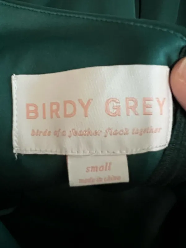 Birdy Grey Devin Chiffon Emerald Green Maxi‎ Dress - Image 10