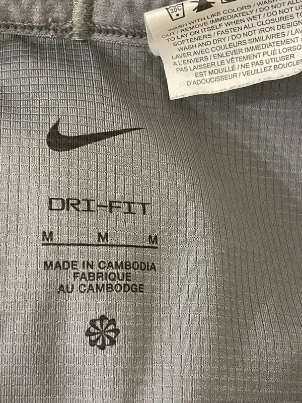 Nike Women’s Dri Fit Stride Running Grey Shorts Size M‎ - Image 6