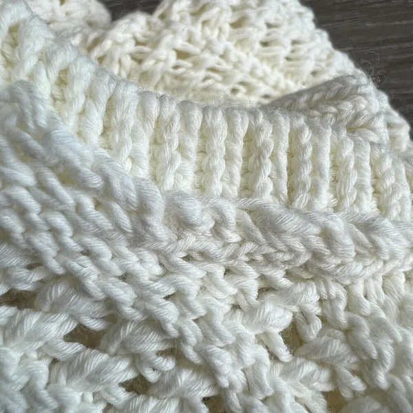 Madewell Crochet Knit Sweater Top Small White Sleeveless Flaw - Image 11