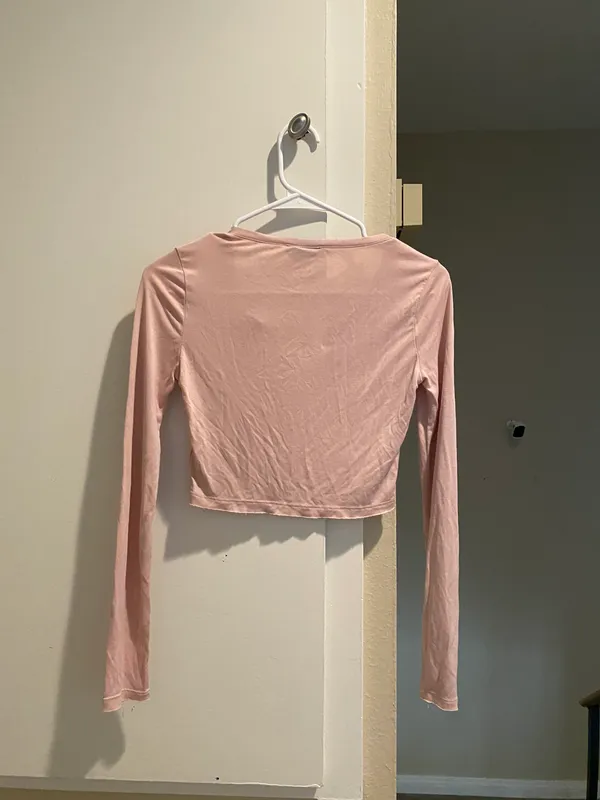Urban Outfitters Pink Crop Top - Image 3