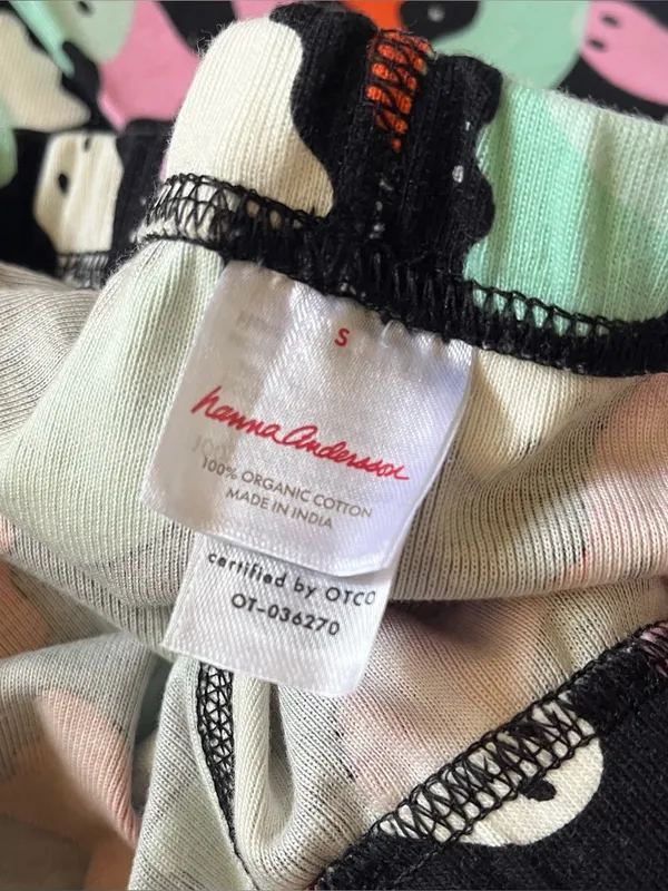 Hanna Andersson “Friendly Ghosties” Halloween organic cotton pajama pants - Image 3