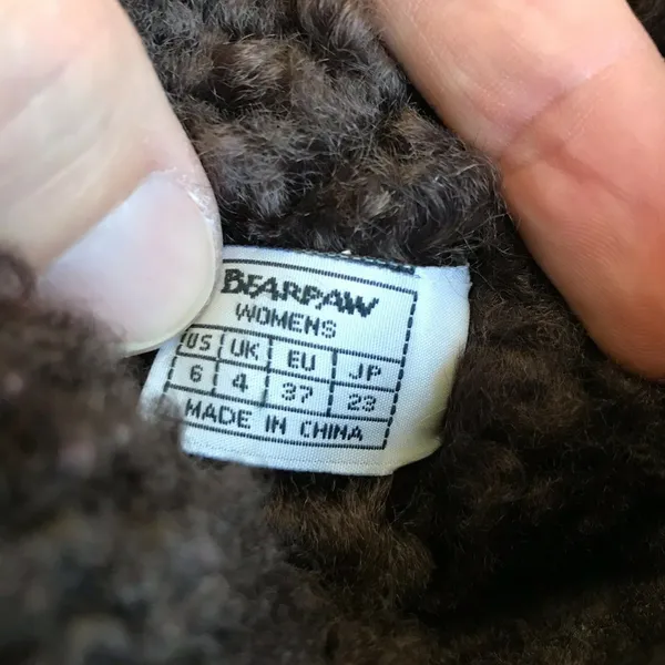 Bearpaw Brown Tall Shearling Boots‎ Brown US 6 EU 37 Suede Wool Womens - Image 6