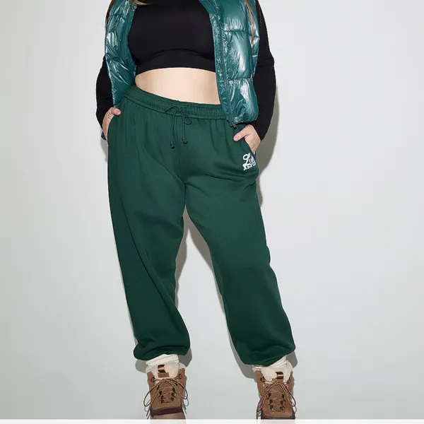 PINK - Victoria's Secret IVY FLEECE CAMPUS SWEATPANTS‎ aspen - Image 2