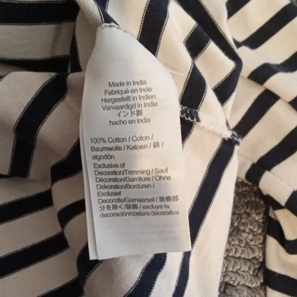 J. Crew Mariner Cloth Embroidered Long Sleeve Preppy Cotton Womens Large - Image 4