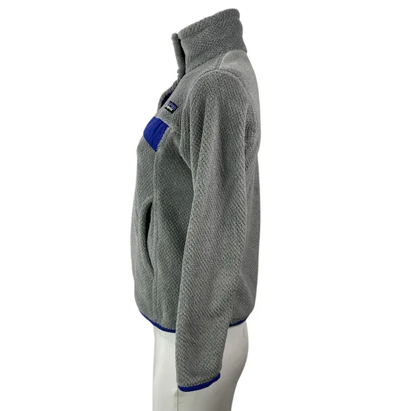 Patagonia Re-Tool Snap-T Gray Long Sleeves Pullover Fleece Coat Jacket Size XXS - Image 2