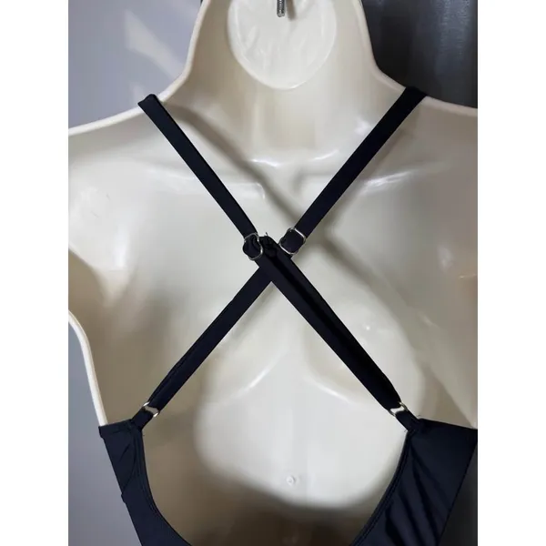CUPSHE Women Large Swimsuit 1-Piece Bathing Suit‎ Deep V Neck Crisscross - Image 9
